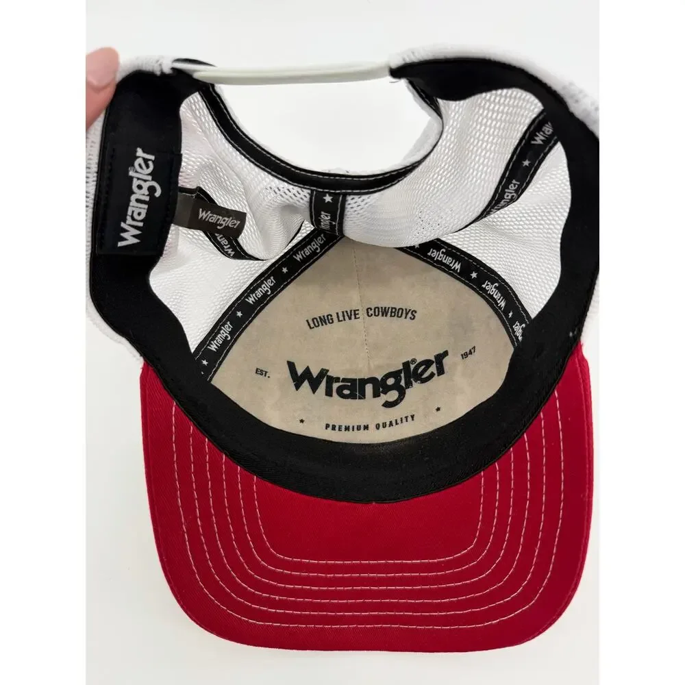 Mesh trucker cap, Wrangler Long Live Cowboys, snapback